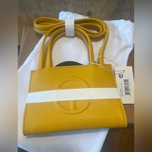 Telfar Small Mustard Shopping bag